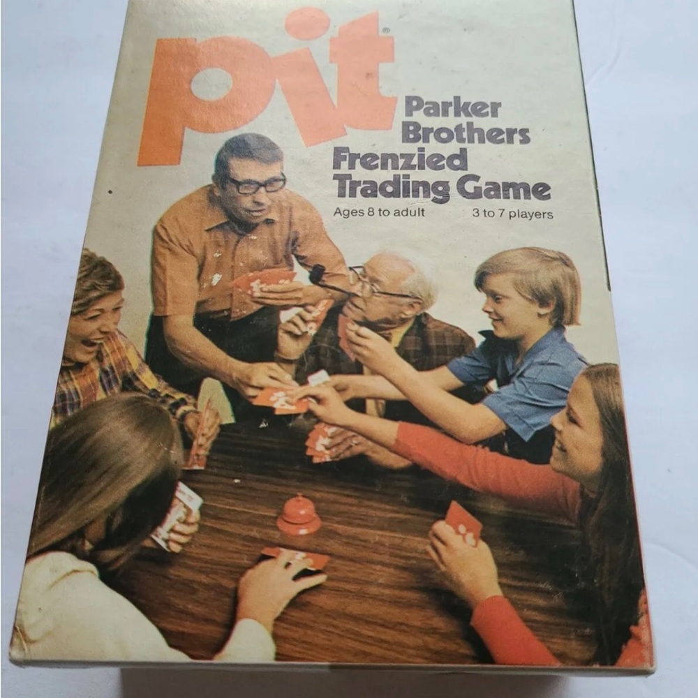 Pit Vintage Parker Brothers Frenzied Trading Game